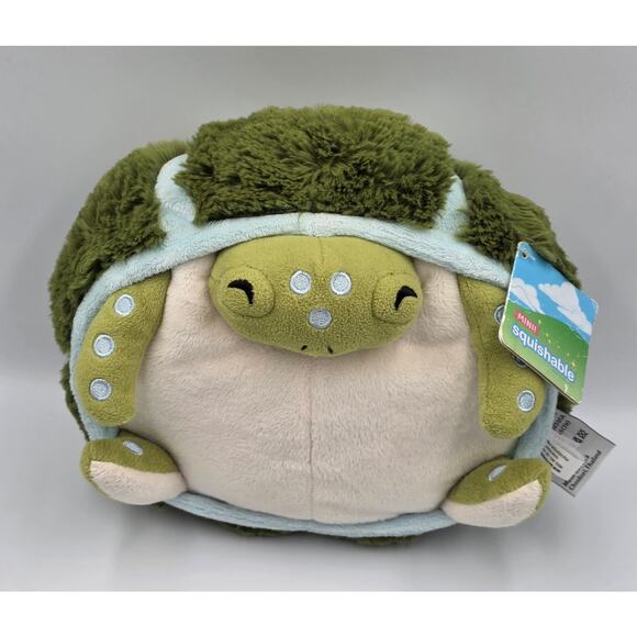 Squishable Sea Turtle Plush Stuffed Animal Green Soft - Picture 1 of 5